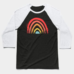 Cat Rainbow Baseball T-Shirt